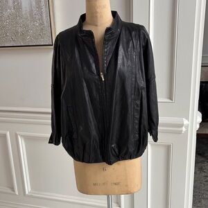 Tory Burch Black Leather Jacket